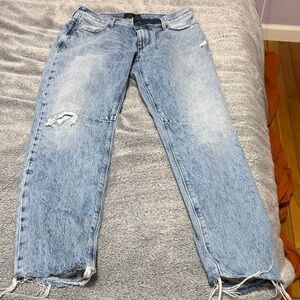 R+A Light Blue Distressed Jeans